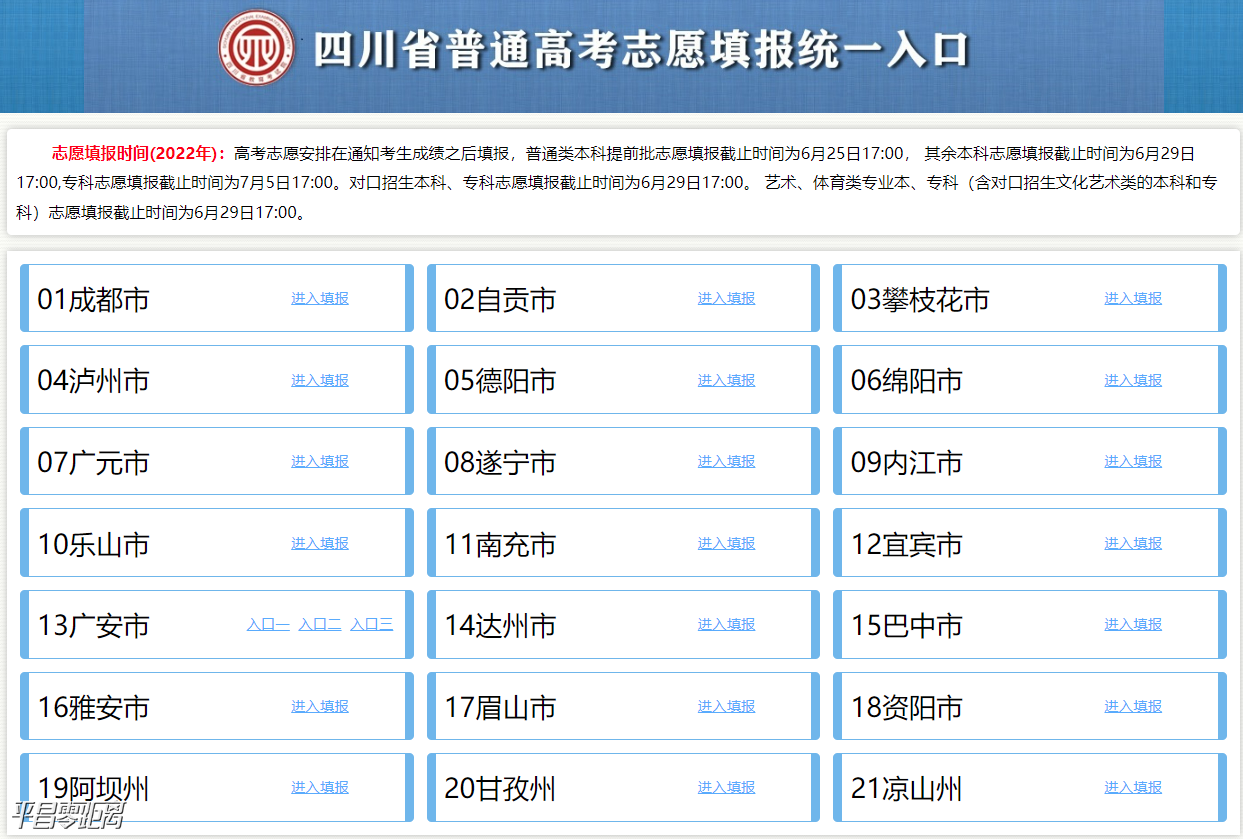 高考生必看！四川省2022年志愿填报系统操作流程图文解析！